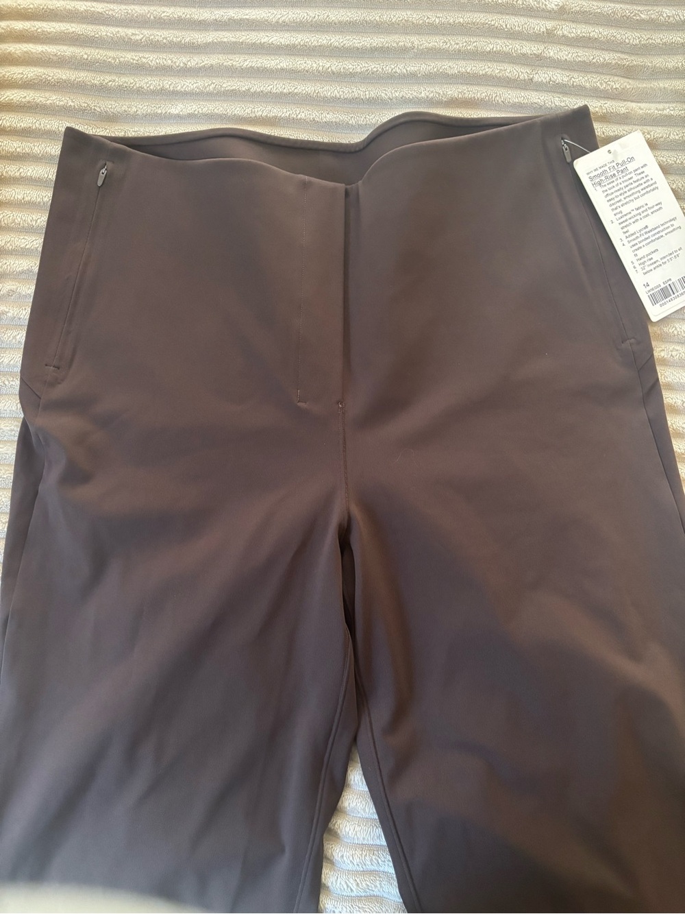 lululemon athletica Women's Brown Smooth Fit Pull-On High Rise Pants-wide Leg - Picture 2 of 4